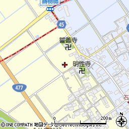 滋賀県蒲生郡日野町増田185周辺の地図