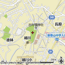 細川町第二公民館周辺の地図