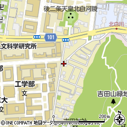 京都府京都市左京区吉田本町35周辺の地図