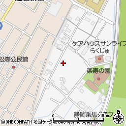 静岡県静岡市葵区与左衛門新田周辺の地図