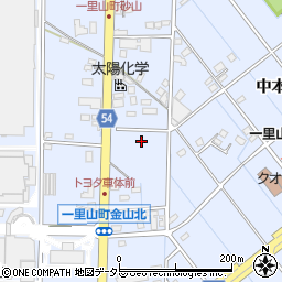 愛知県刈谷市一里山町周辺の地図