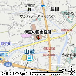伊豆の国市役所　総務部総務課周辺の地図