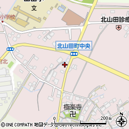 滋賀県草津市北山田町124周辺の地図