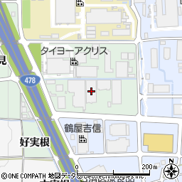 ハシモト本社工場周辺の地図