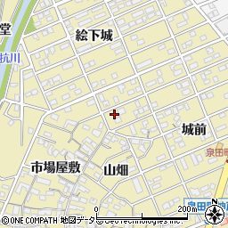 愛知県刈谷市泉田町城前68周辺の地図