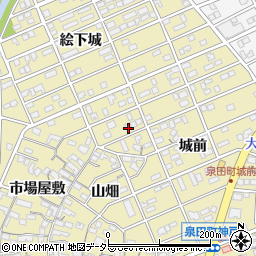 愛知県刈谷市泉田町城前65周辺の地図