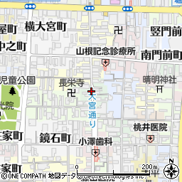 京都府京都市上京区石薬師町周辺の地図