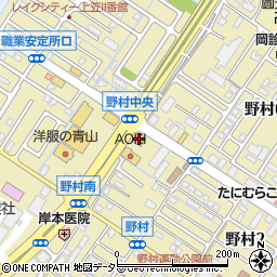 ロイヤルホスト草津店周辺の地図