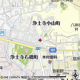 レジデンス銀閣寺周辺の地図