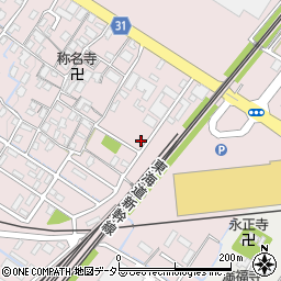 滋賀県栗東市下鈎1554-1周辺の地図