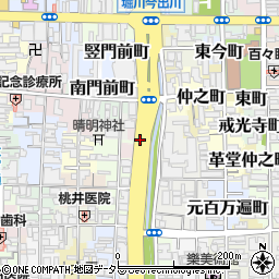 京都府京都市上京区堀川上之町周辺の地図