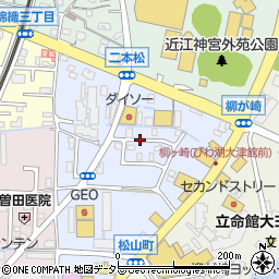 滋賀県大津市松山町周辺の地図