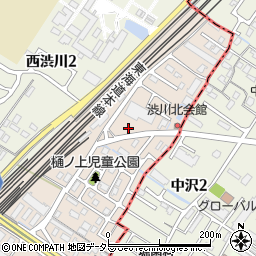 渋川北会館周辺の地図