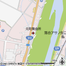 元町集会所周辺の地図