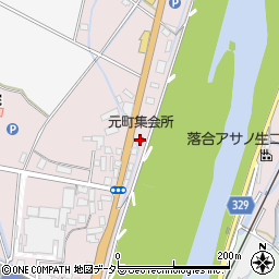 元町集会所周辺の地図