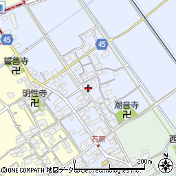 滋賀県蒲生郡日野町石原1209周辺の地図