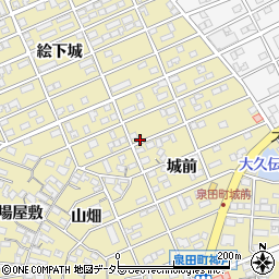 愛知県刈谷市泉田町城前58周辺の地図