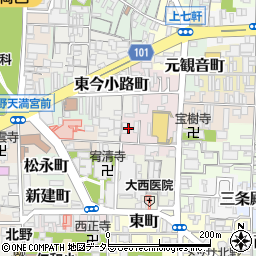 京都府京都市上京区末之口町周辺の地図