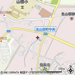 滋賀県草津市北山田町261-7周辺の地図