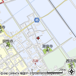 滋賀県蒲生郡日野町石原1074周辺の地図