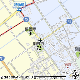 滋賀県蒲生郡日野町石原1141周辺の地図