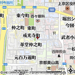 京都府京都市上京区靭屋町499-34周辺の地図
