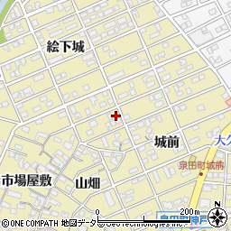 愛知県刈谷市泉田町城前61周辺の地図