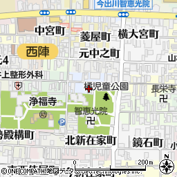 京都府京都市上京区笹屋町一丁目周辺の地図