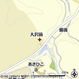 愛知県岡崎市細川町大沢前周辺の地図