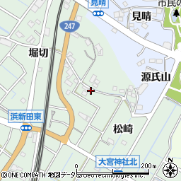 愛知県東海市大田町松崎周辺の地図