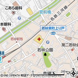 愛知県豊田市若林東町上り戸周辺の地図