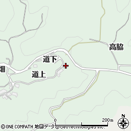 愛知県岡崎市日影町高脇29周辺の地図