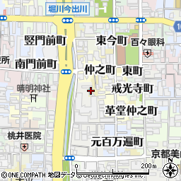 京都府京都市上京区仲之町519周辺の地図