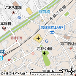愛知県豊田市若林東町（上り戸）周辺の地図