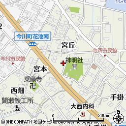 愛知県刈谷市今岡町宮丘89周辺の地図