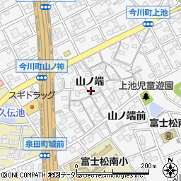 愛知県刈谷市今川町山ノ端周辺の地図