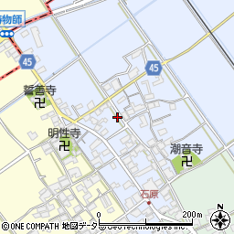 滋賀県蒲生郡日野町石原1150周辺の地図
