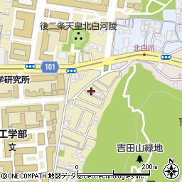 京都大学新聞社周辺の地図