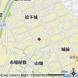 愛知県刈谷市泉田町城前12周辺の地図