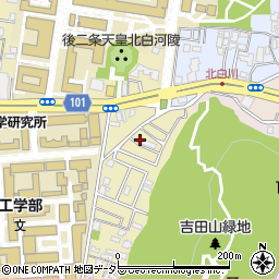 京都大学　経済研究所事務室総務掛周辺の地図