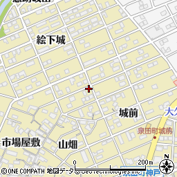 愛知県刈谷市泉田町城前62周辺の地図