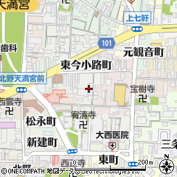 京都府京都市上京区東今小路町782周辺の地図