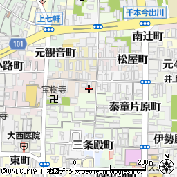 京都府京都市上京区笹屋町五丁目309周辺の地図