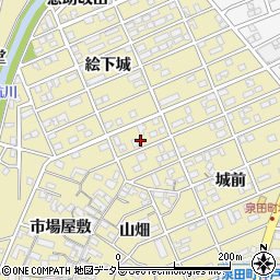 愛知県刈谷市泉田町城前13周辺の地図
