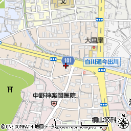 竹岡書店周辺の地図