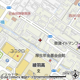 がんばり屋　草津店周辺の地図