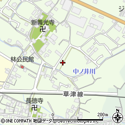 滋賀県栗東市林189周辺の地図