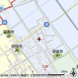滋賀県蒲生郡日野町石原1082周辺の地図