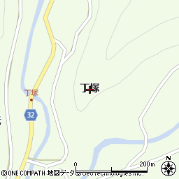 愛知県新城市海老丁塚周辺の地図