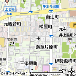 京都府京都市上京区笹屋町四丁目周辺の地図
